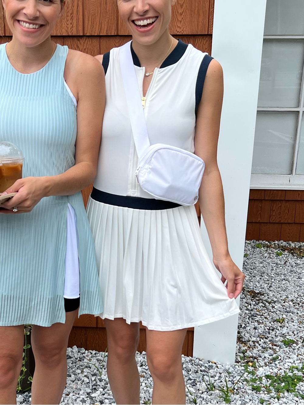 Varley pleated fitness dress